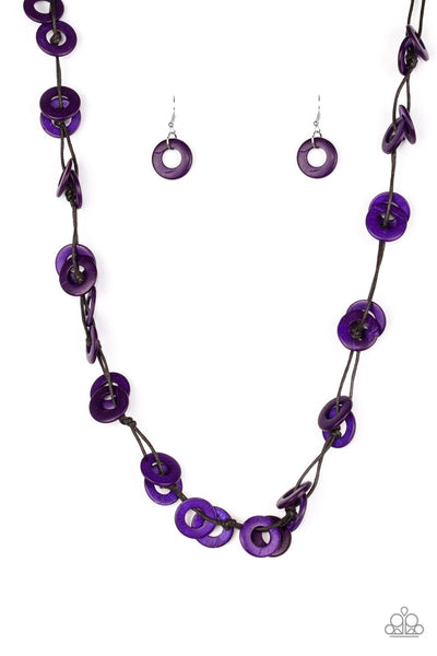 Paparazzi Accessories Waikiki Winds Purple Necklace