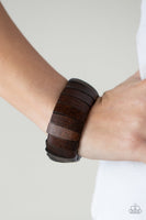 Paparazzi Accessories Raise The BARBADOS - Brown Bracelet