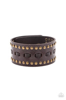 Paparazzi Accessories A ROAM With A View Brown Urban Bracelet