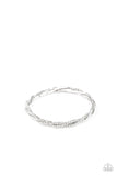 Paparazzi Accessories Glitzy Gleam White Bracelet