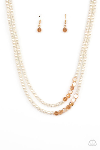 Paparazzi Accessories Poshly Petite - Gold Necklace