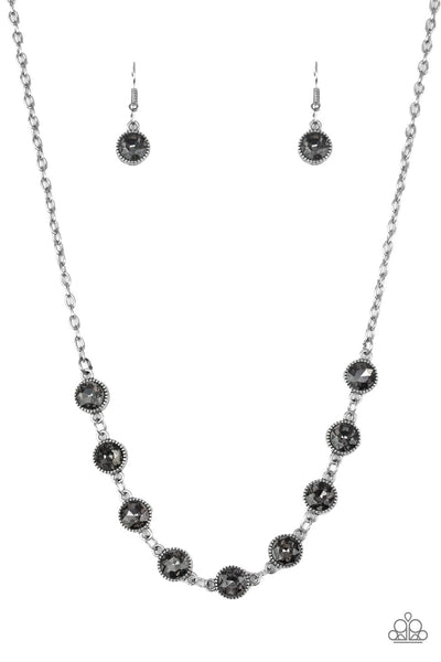 Paparazzi Accessories Starlit Socials - Silver Necklace Set