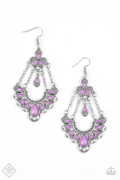 Paparazzi Accessories Unique Chic Purple Earring