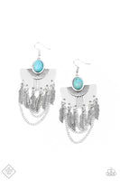 Paparazzi Accessories Sure Thing, Chief! Blue Earring