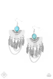 Paparazzi Accessories Sure Thing, Chief! Blue Earring