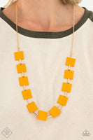 Paparazzi Accessories Hello, Material Girl Orange Necklace