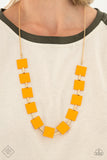 Paparazzi Accessories Hello, Material Girl Orange Necklace