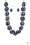 Paparazzi Accessories Two-Story Stunner - Blue Necklace Set