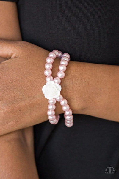 Paparazzi Accessories - Posh and Posy Pink Bracelet