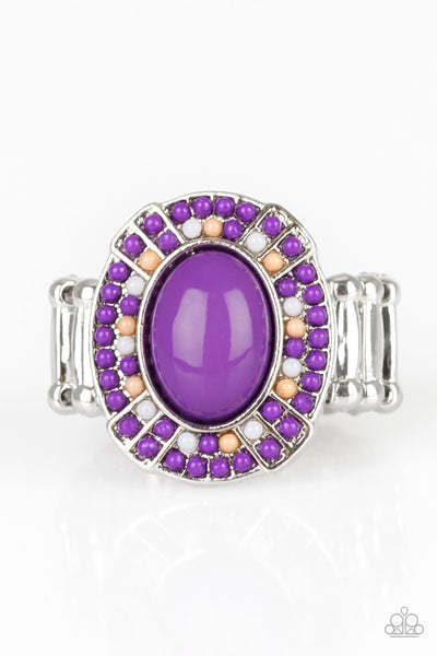 Paparazzi Accessories Colorfully Rustic Purple Ring