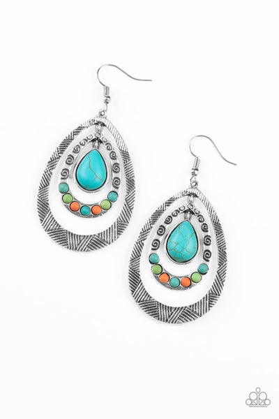 Paparazzi Accessories Terra Teardrops Multi Earring