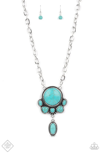 Paparazzi Accessories Geographically Gorgeous - Blue Necklace