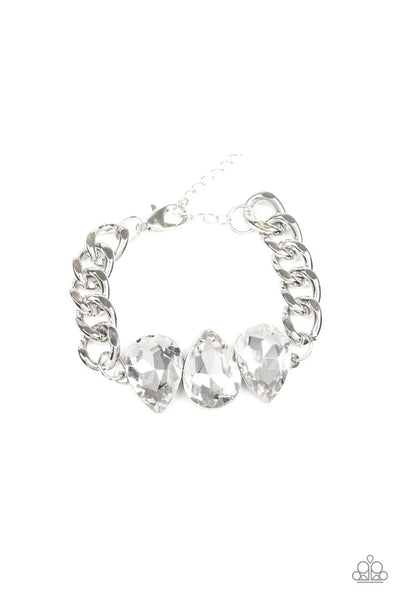 Paparazzi Accessories Bring Your Own Bling White Bracelet