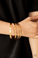 Paparazzi Accessories How Do You Stack Up? Gold Bracelet