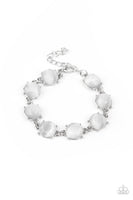 Paparazzi Accessories Ms. GLOW-It-All White Bracelet