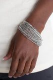 Paparazzi Accessories Pour Me Another White Bracelet