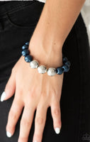 Paparazzi Accessories All Dressed Uptown Blue Bracelet