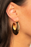 Paparazzi Accessories Chic CRESCENTO - Gold Earring