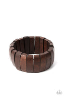 Paparazzi Accessories Raise The BARBADOS - Brown Bracelet