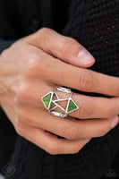 Paparazzi Accessories Making Me Edgy Green Ring