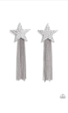 Paparazzi Accessories Superstar Solo White Post Earring