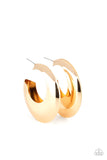 Paparazzi Accessories Chic CRESCENTO - Gold Earring