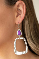 Paparazzi Accessories Material Girl Mod Purple Earring