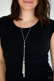 Paparazzi Accessories Timeless Tassels - White Necklace Set