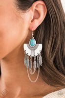 Paparazzi Accessories Sure Thing, Chief! Blue Earring