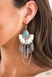 Paparazzi Accessories Sure Thing, Chief! Blue Earring