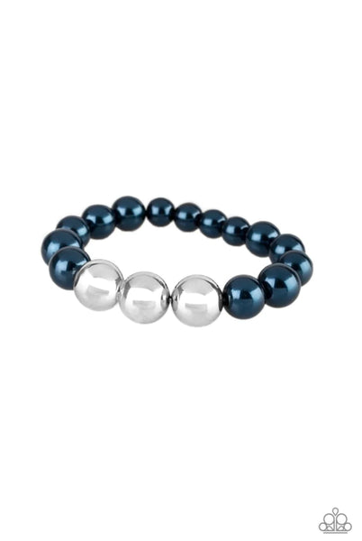 Paparazzi Accessories All Dressed Uptown Blue Bracelet