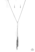 Paparazzi Accessories Timeless Tassels - White Necklace Set