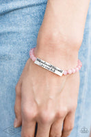 Paparazzi Accessories So She Did - Pink Bracelet