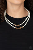 Paparazzi Accessories Poshly Petite - Gold Necklace