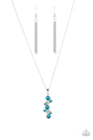 Paparazzi Accessories Classically Clustered Blue Necklace