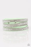 Paparazzi Accessories Dangerously Drama Queen Green Bracelet