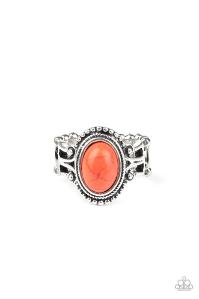 Paparazzi Accessories All The World’s A STAGECOACH Orange Ring