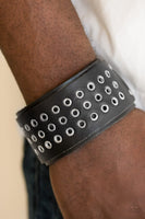 Paparazzi Accessories Road Rage Black Urban Bracelet